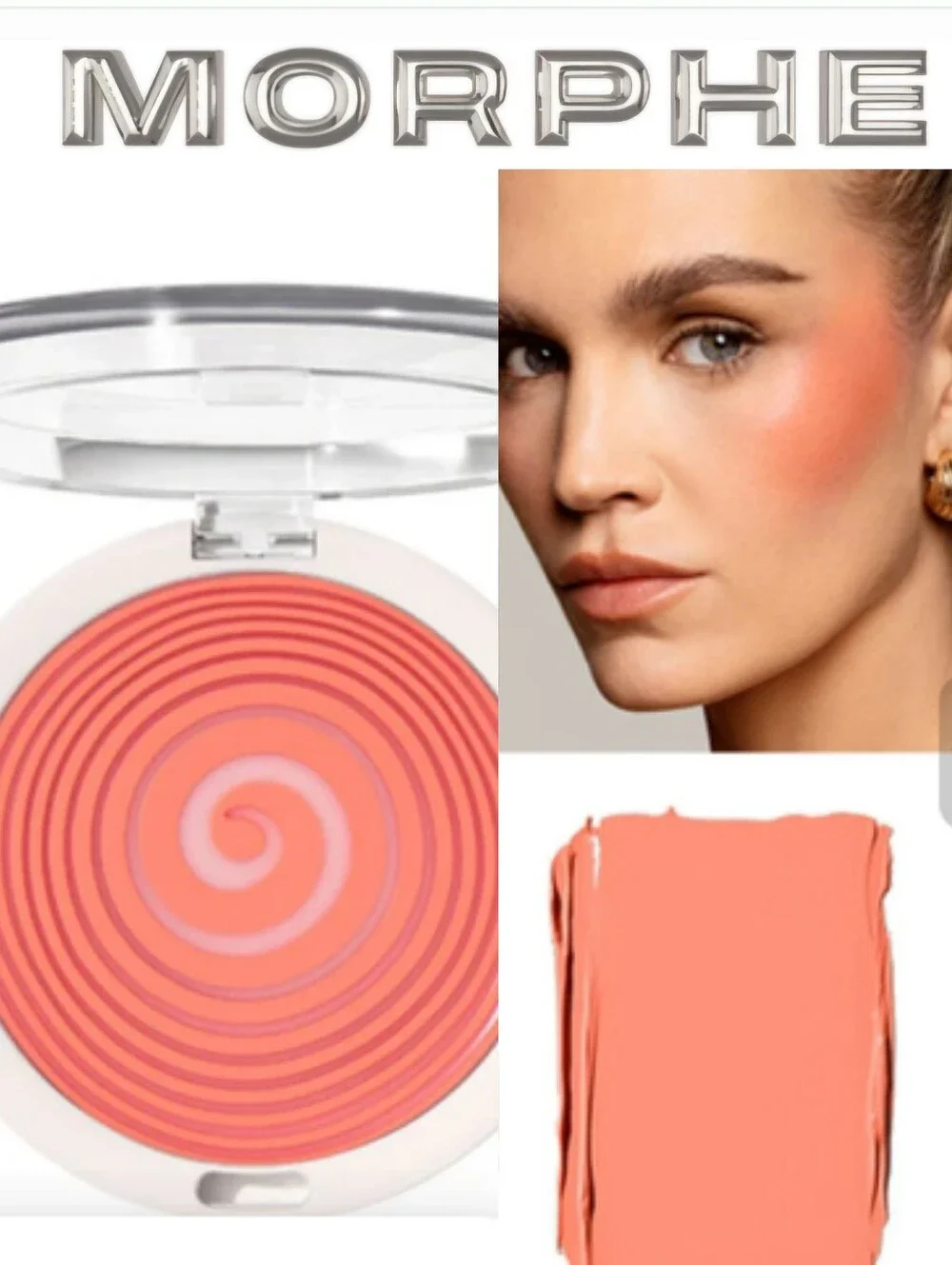 Morphe Heuphoric Rush 3-in-1 Silk Blush